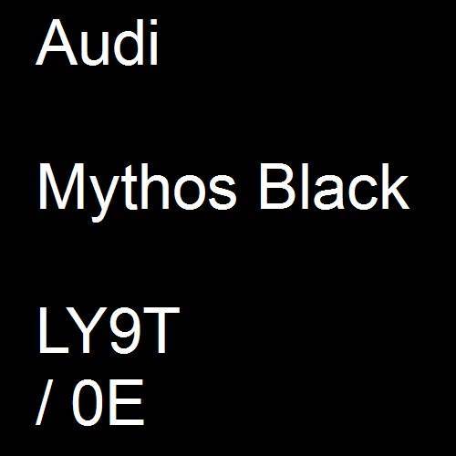 Audi, Mythos Black, LY9T / 0E.